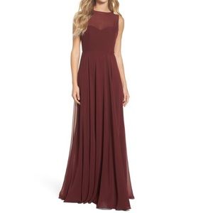 Jenny Yoo Bridesmaid Elizabeth chiffon dress